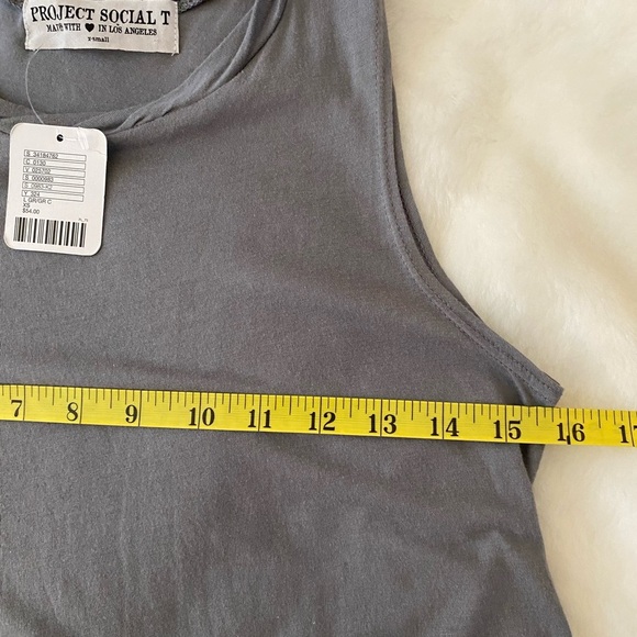 Project Social T Gray Mock Neck Asymmetrical Sundress - Picture 7 of 10